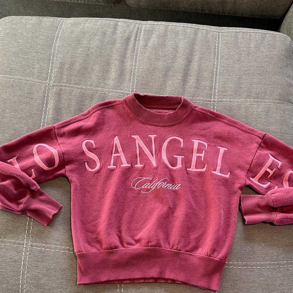 Abercrombie Kids Burgundy Sweatshirt